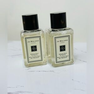 2x Jo Malone English Pear Freesia Hand and Body Wash~0.5 Oz/15ml (NEW)